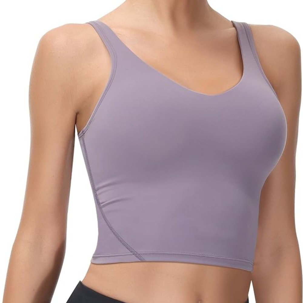 Ewedoos Workout Tank Top for Women with Built in Bra